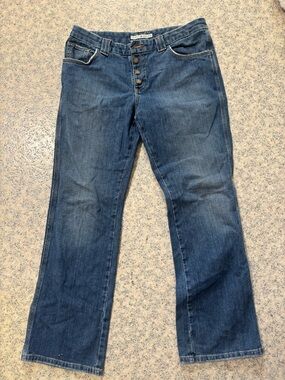 VTG Tommy Hilfiger Cowboy Fit Jeans - Button Fly Bootcut - Size 12